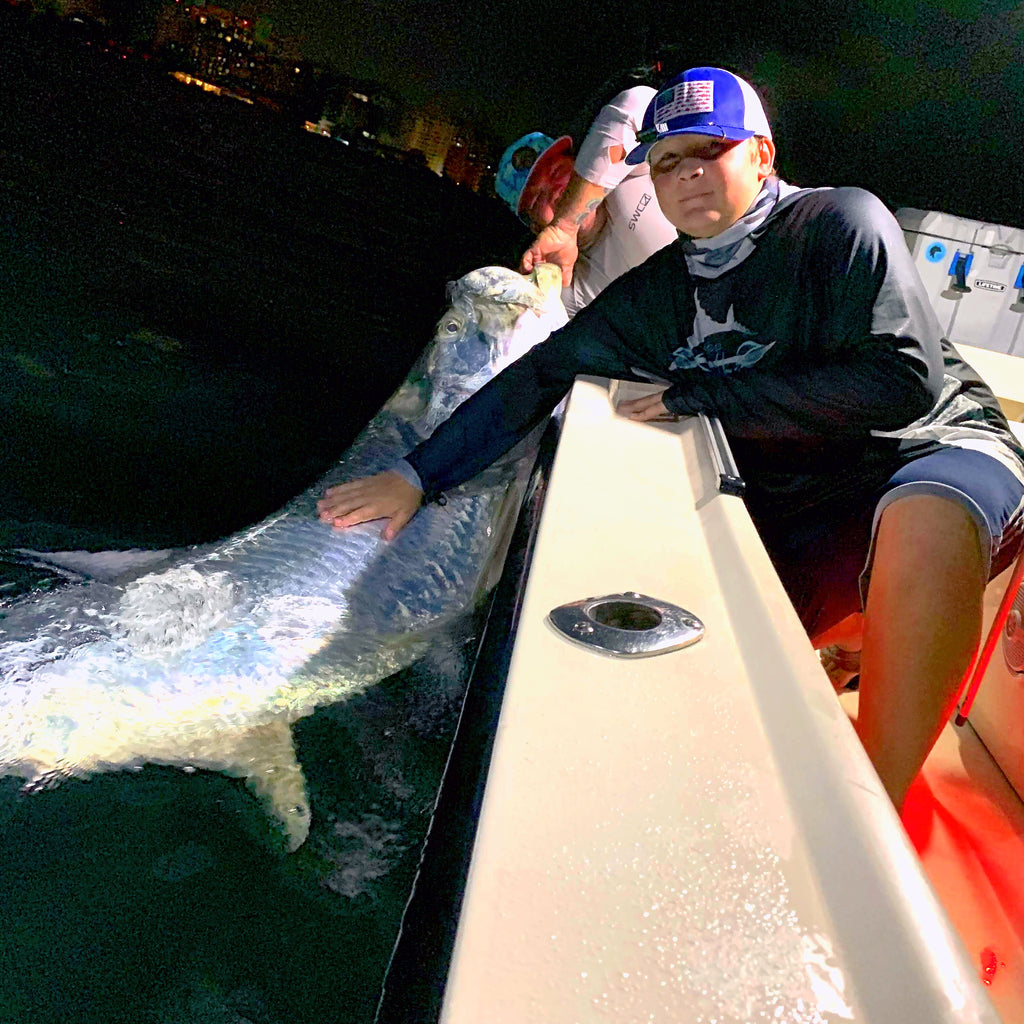 Congrats 220 lb Miami Tarpon caught !
