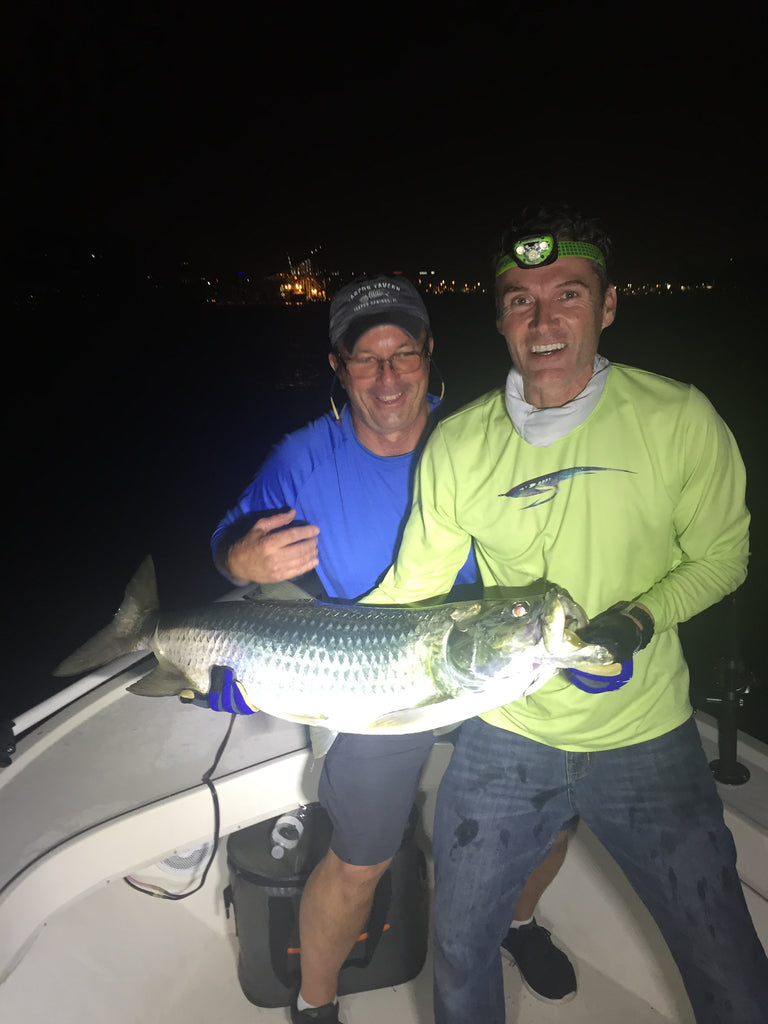 First Miami Tarpon for my client 3/3 on this fishing charter