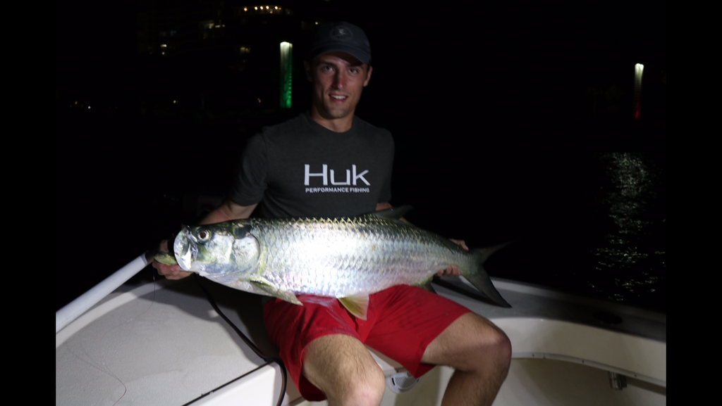 Miami Tarpon fishing report 3-5 with a nice double header