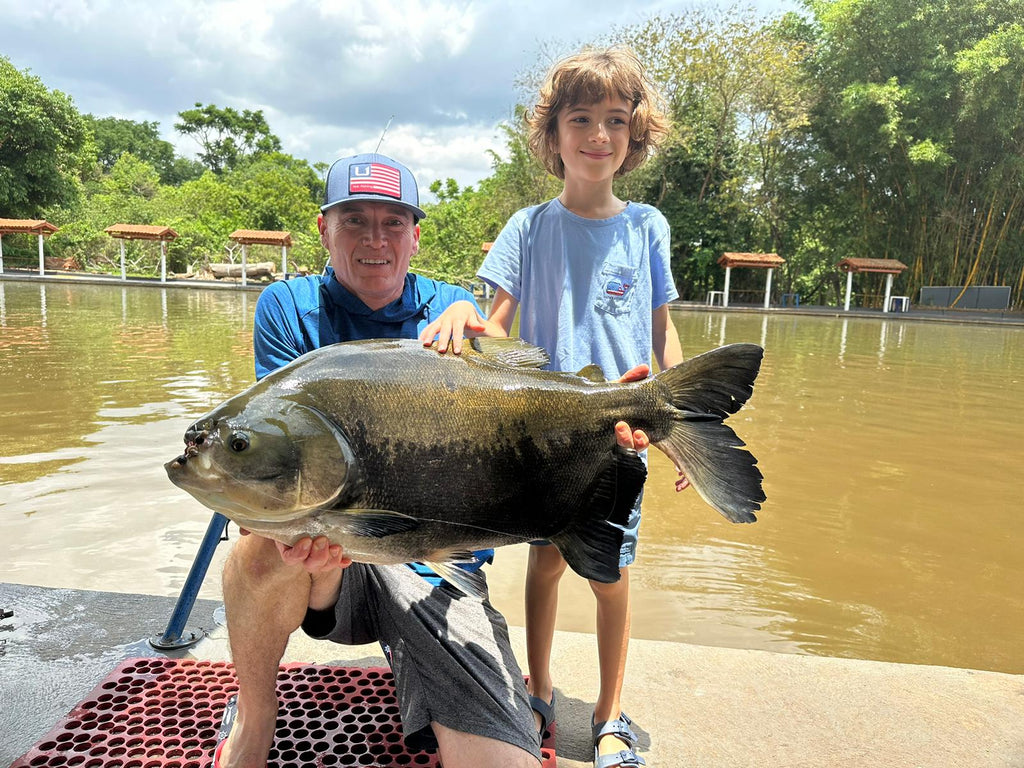 I caught my BIGGEST EVER PACU fishing Brasil for Pacu and Catfish – fly ...