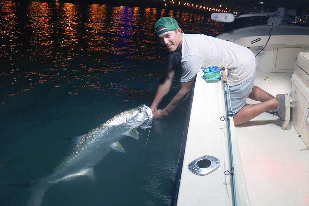 3 Tarpon On Fly ! Scott Rose famed Peacock Bass guide and Alaska Guides fish with Fraser