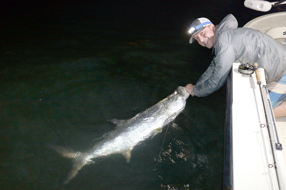 Chris "Fish Tumb" Gets His First Miami Tarpon on Fly