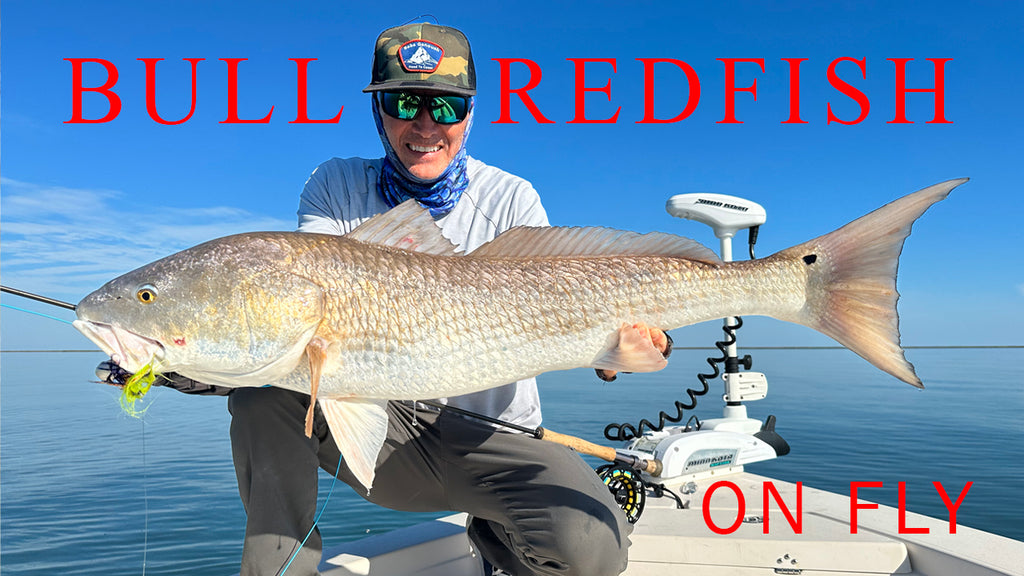 I hooked A Giant Bull Redfish on Fly on this Fishing Adventure